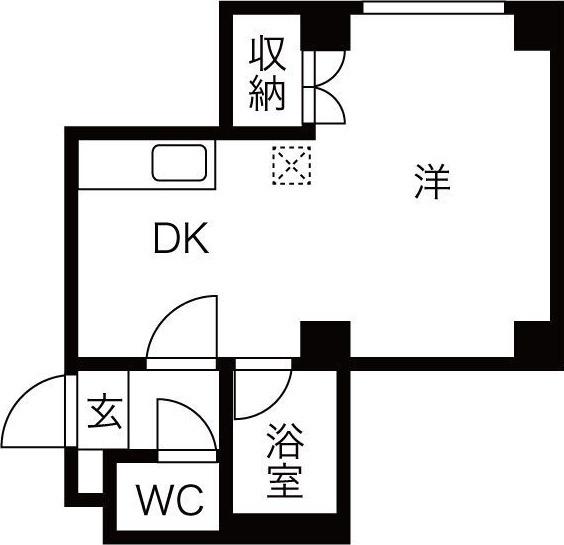 メルハープ中の島 間取り図画像