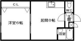 ノースランド芦屋 間取り図画像