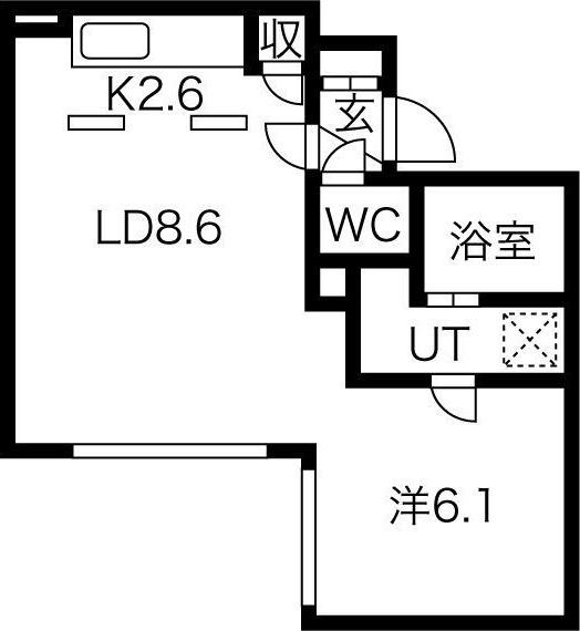 Ti amo S18 間取り図画像