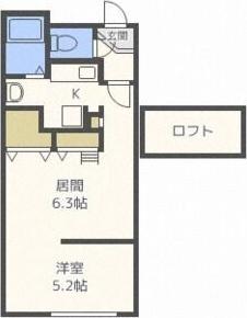 札幌市中央区南十条西マンション 間取り図画像
