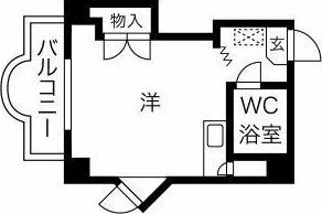 札幌市中央区北一条西マンション 間取り図画像