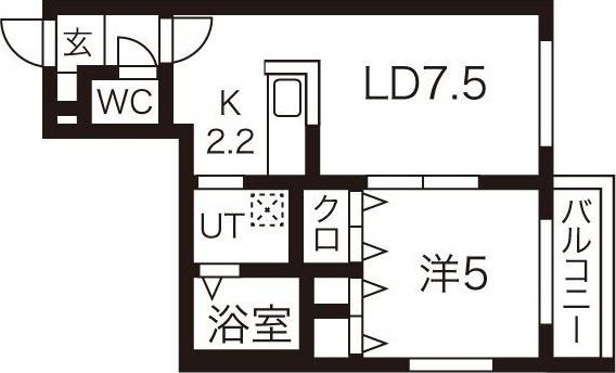 ル・ファール円山 間取り図画像