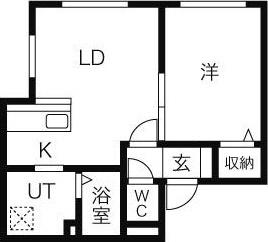 エルサコート澄川 間取り図画像