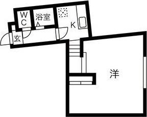 札幌市豊平区水車町マンション 間取り図画像