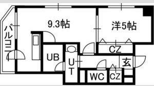 ノースアージュ中島公園 間取り図画像