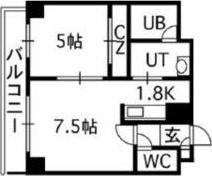 エスカーダ南8条 間取り図画像