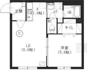 アフィーノ中島公園 間取り図画像
