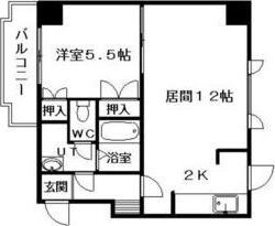プラザ中島公園 間取り図画像