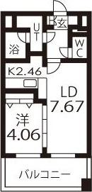 札幌市中央区北四条西マンション 間取り図画像