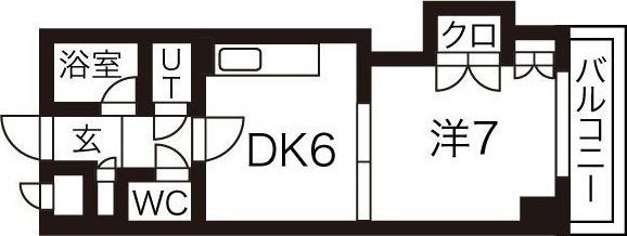 札幌市中央区北五条西マンション 間取り図画像