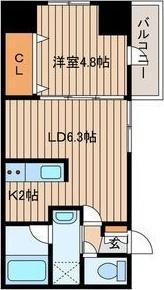 札幌市中央区南五条東マンション 間取り図画像