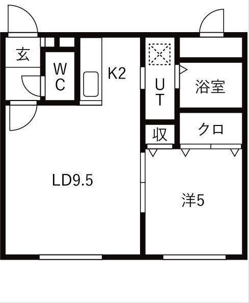 ル・ファール南6条　ウエスト 間取り図画像