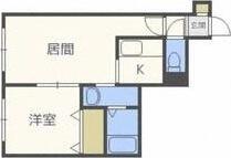 レイディアント南9条 間取り図画像