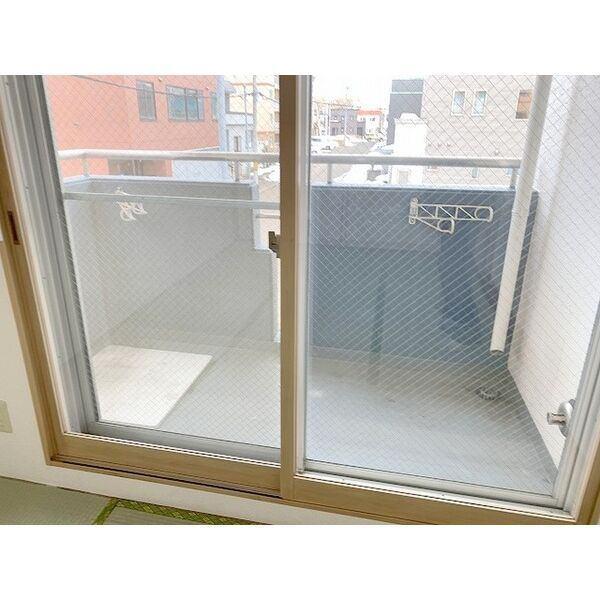 札幌市白石区平和通マンション バルコニー