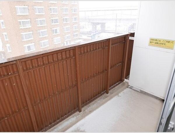 札幌市北区北三十四条西マンション バルコニー