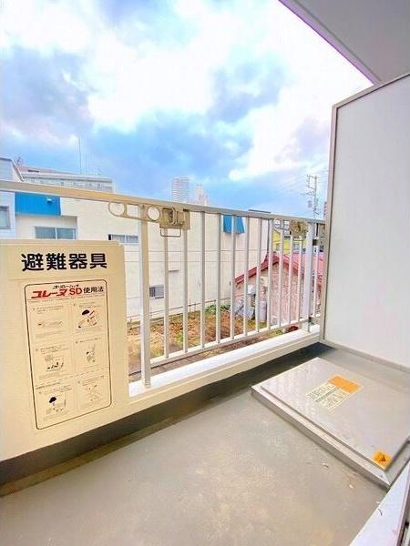 札幌市東区北七条東マンション バルコニー