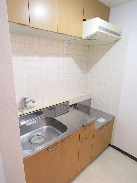 札幌市豊平区旭町アパート キッチン