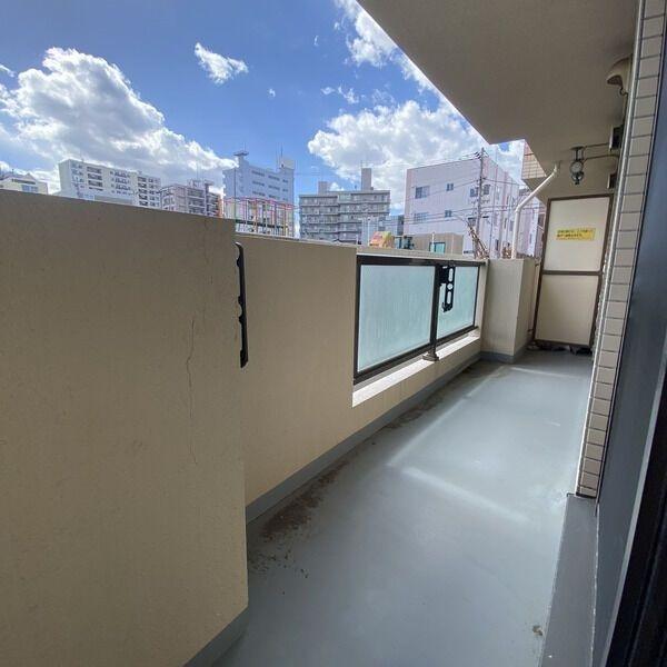札幌市豊平区中の島二条マンション バルコニー