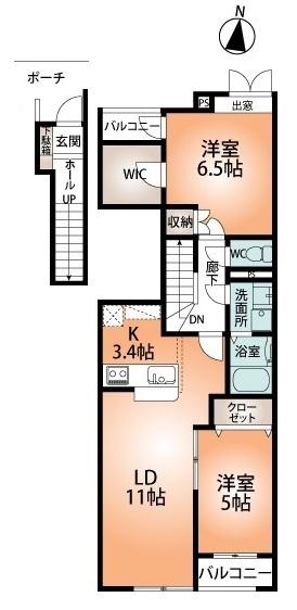  間取り図写真