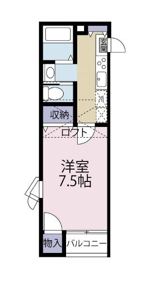 ヒルトップコートⅠ（106） 間取り図画像