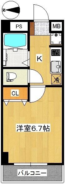 コーディアルハウス広瀬町（406） 間取り図画像
