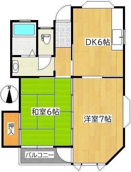ヒルトンヒル八乙女（101） 間取り図画像