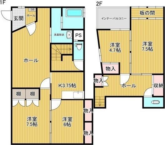  間取り図写真