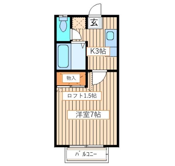 みちのくハイツ7（103） 間取り図画像
