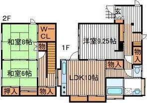 尾島町貸家（1） 間取り図画像
