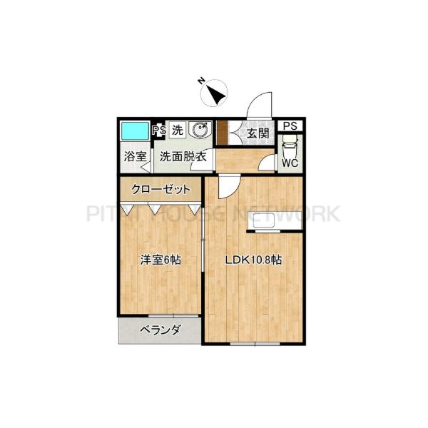 ベランダではなくテラスになります。