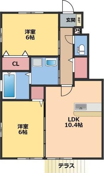 グランアリビエ（105） 間取り図画像