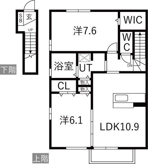 グランアリビエ（205） 間取り図画像