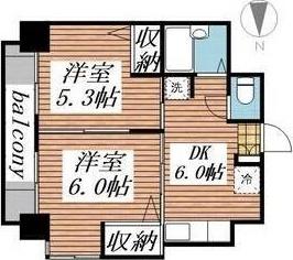 リッツコート宮町（306） 間取り図画像