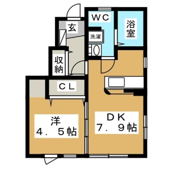 ディアコート鷹乃杜（102） 間取り図画像