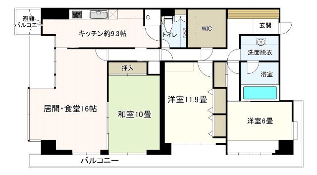 サンライズ東照宮ロイヤル別館（1202） 間取り図画像