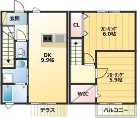 Moca青山（102） 間取り図画像