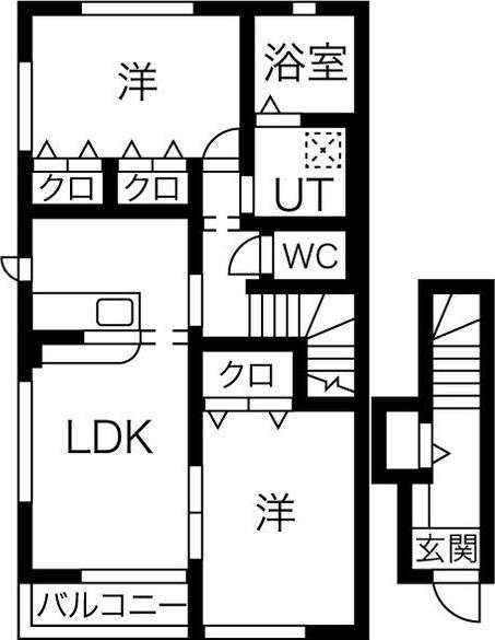 シャルム東（201） 間取り図画像