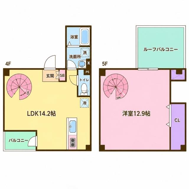ルミエール長町（402） 間取り図画像