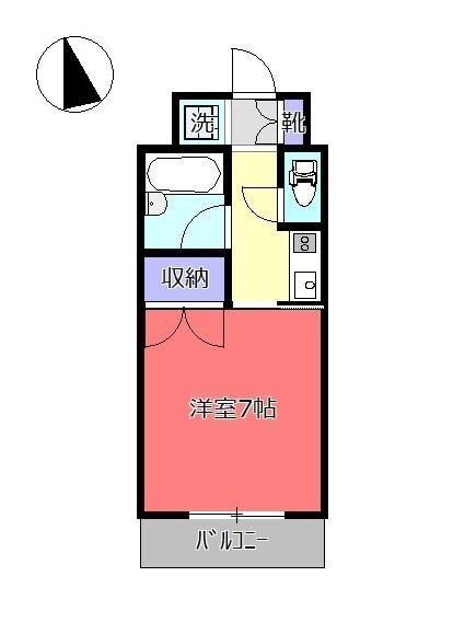 ドミール石川（201） 間取り図画像