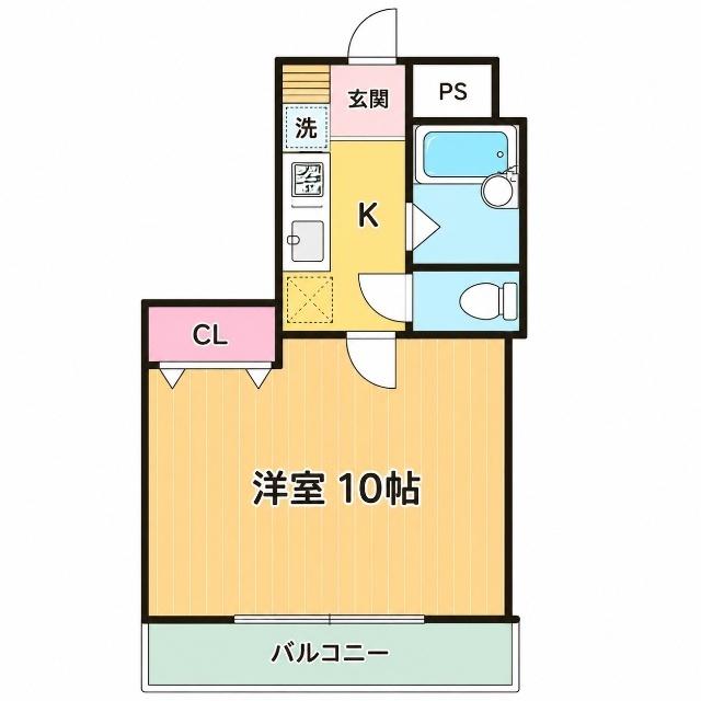 パルメゾン旭ヶ丘（206） 間取り図画像