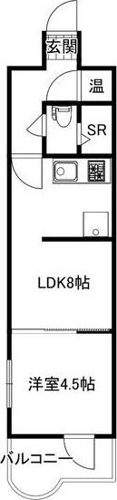 福室マンション（1014） 間取り図画像
