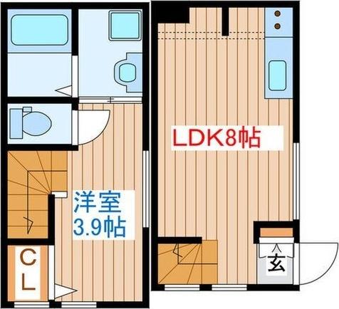 クレストコートⅠ（H） 間取り図画像