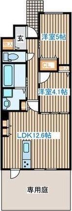K-Style愛子（Ｅ） 間取り図画像