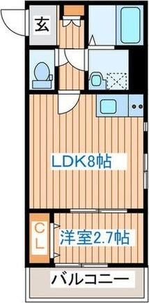 アイ・ウィステリア多賀城（306） 間取り図画像