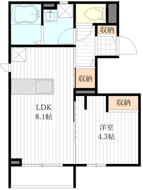 カンターレ　宮城の萩（201） 間取り図画像