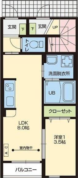 RS ResidenceⅡ（102） 間取り図画像