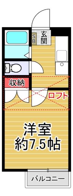 アビーロード中山（102） 間取り図画像