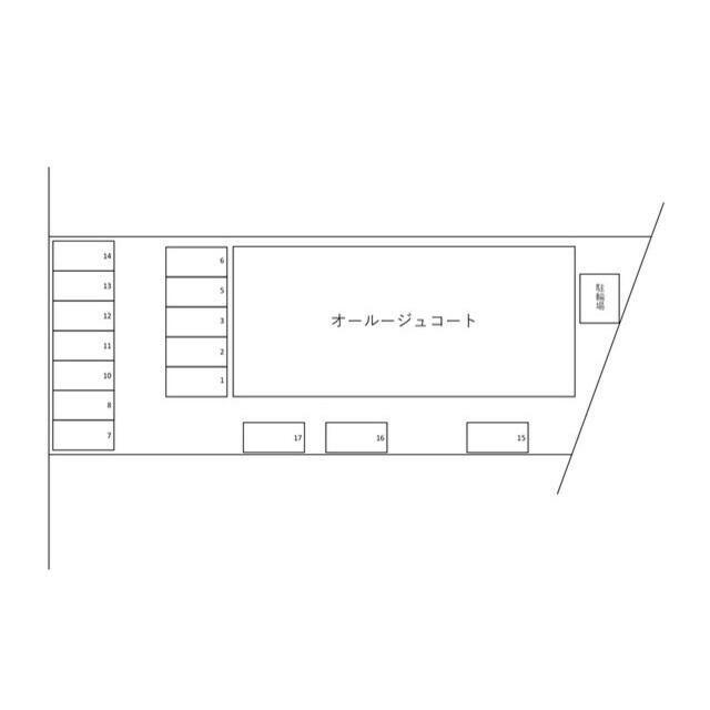 オールージュコート（201） 駐車場
