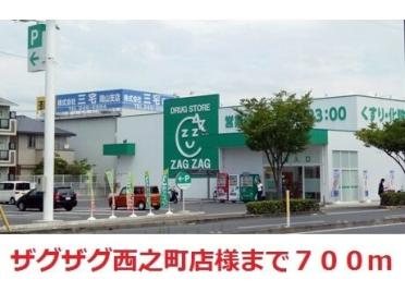 ザグザグ西之町店：700m