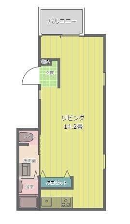 FLAT LEAVES（302） 間取り図画像